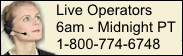 Call (800) 247-4929 For Customer Service 8:30-5pm PT